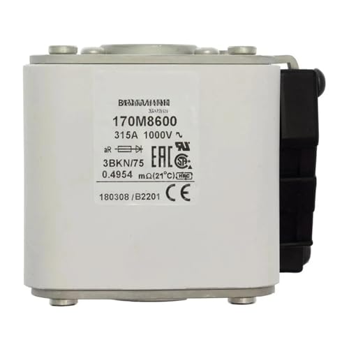 Fusible 170M8604 de type aR taille 3 pour protection des semiconducteurs industriels