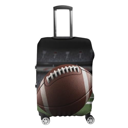 American Football Luggage Covers Tsa Approved Suitcase Cover Elastic Washable Luggage Sleeve Carry on Cover Protector Anti-Scratch Suitcase Protector Fits 19-30 Inch Case(S)4