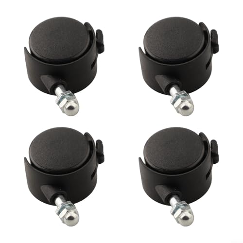 Tidgel Ruedas de repuesto para calentador eléctrico, ruedas de repuesto para calentador de aceite, para piezas de calentador Midea, ruedas giratorias de 40 x 30 mm, (con freno)