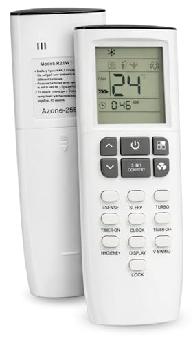 Image of Compatible with Godrej AC Remote Control Original R21W1 Model 256 | 259 Suitable for 1| 1.5| 2 Ton Split Air Conditioner - Match Exactly to Replicate Genuine Remote Function