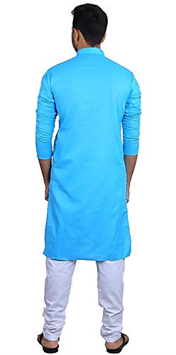 Image of Gauri Laxmi Enterprise Men's Cotton Kurta Pyjama Set