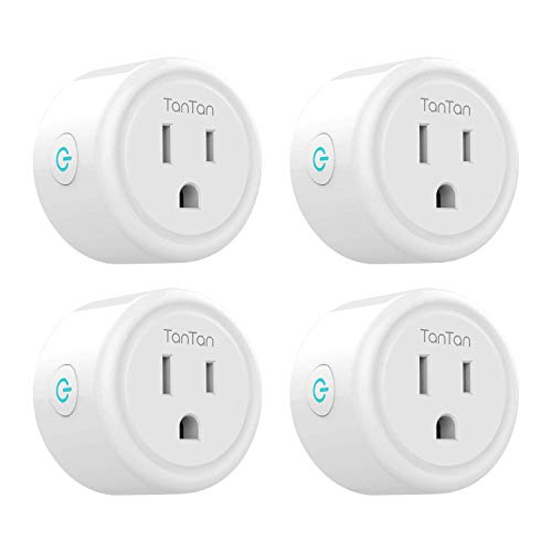 TanTan Smart Plug, Mini WiFi Plug Work with Alexa, Google Home, Smart Outlet