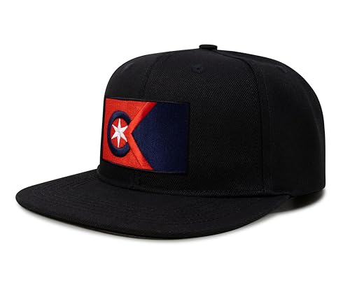 Image of International Tie City Hat for Men and Women, Adjustable Snapback Trucker Baseball Cap with Embroidered Patch
