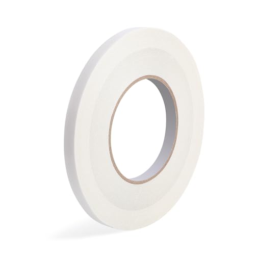 Double Sided Fabric Tape Two Sided Sticky Fabric Securing Tape Clear Adhesive Fabric Bonding Tape for Curtains, Clothes, DIY Crafts