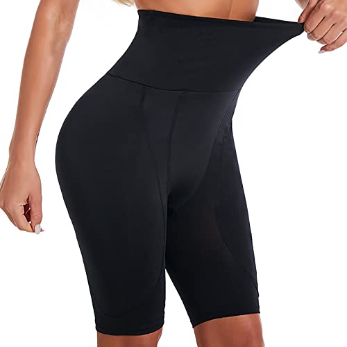 STKOOBQ Calcinha feminina de cintura alta, glúteos com inserção de esponja, corpo boxer, modelador d