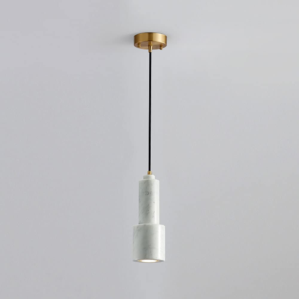 Lustre en marbre suspension LED pour coin bureau et lecture