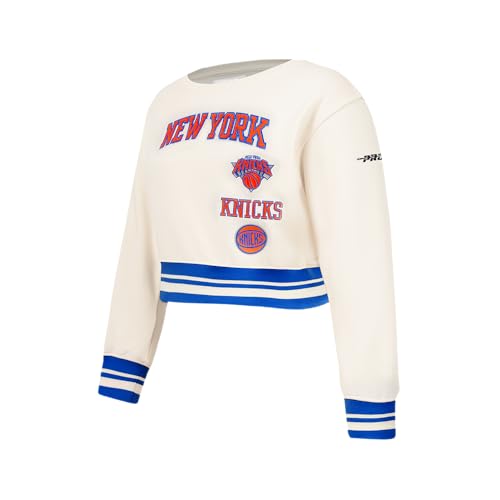 Image of Pro Standard Big Girls NBA Retro Classics Fleece Crewneck Sweatshirt