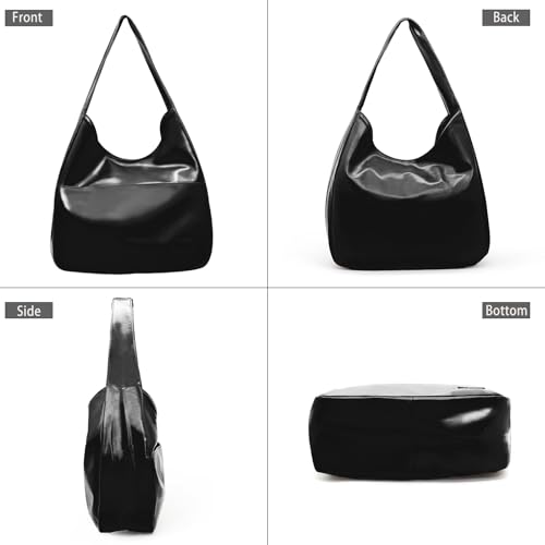 Image of Fozehlad Vegan Leather Hobo Bags for Women | Slouchy Tote, Retro Shoulder Handbag, Stylish Casual, Trendy