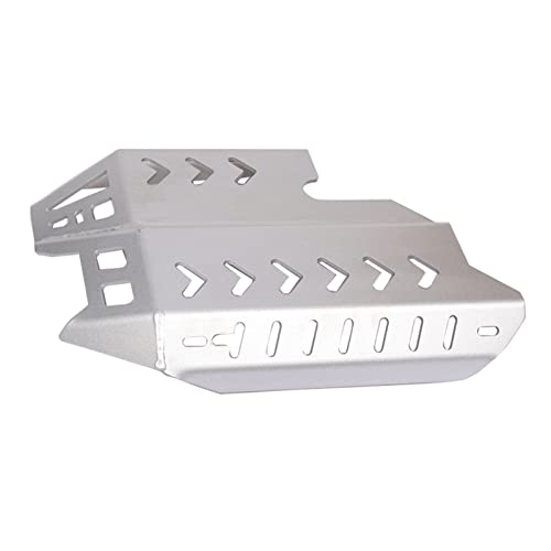 Cubre cárter CB500X 2019-2020 protector chasis aluminio plateado duradero 3