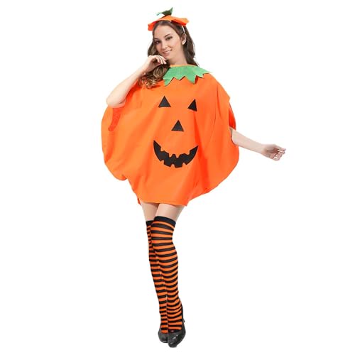 Fancy Daily Halloween Costumes for Women Pumpkin Ladies Cost