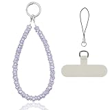 APXEL Laccetto Cristalli Per Telefono, Anti-Smarrimento Ciondolo Portachiavi, Collana Univ...