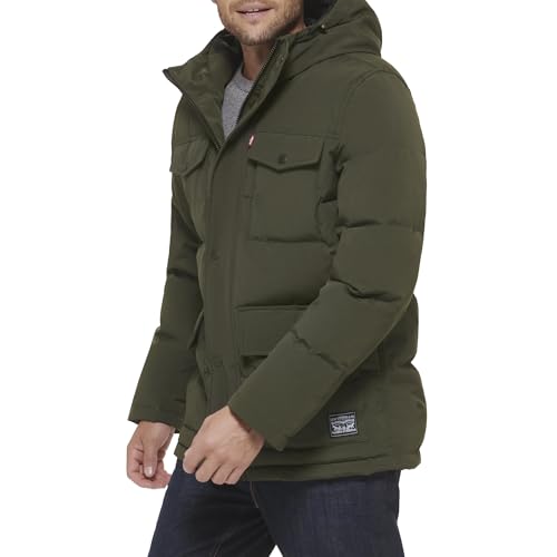 Image of Levi's Men's Arctic Cloth Quilted Performance Parka