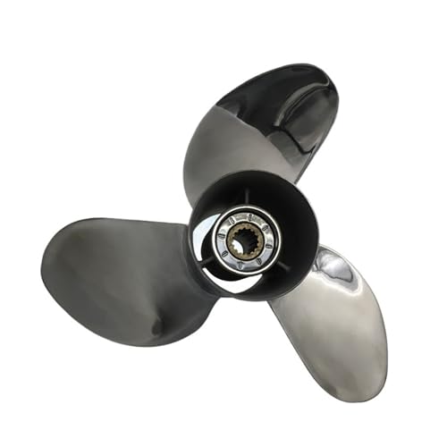 Image of 150-300HP Boat Propeller for Outboard Motor 14 1 /2x19 Stainless Steel 15 Tooth Spline Engine Part T61A-45974-00-98