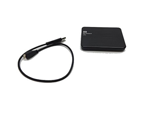 Image of WD My Passport Ultra 1TB Portable External Hard Drive USB 3.0 with Auto and Cloud Backup - Black (WDBZFP0010BBK-NESN)