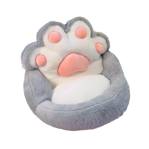 KESOTO Sofá Individual para Amantes de, Silla de Lectura Lujosa para Diferentes áreas, Gris Blanco