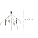 AwnsIMfreien Fishing Bass, Fishing Lures Bass Alabama Umbrella Rig Bait 5 Arms Ultralight Artificial Tripod for Fish 4 Willow Leaf, Alabama Umbrella Rig