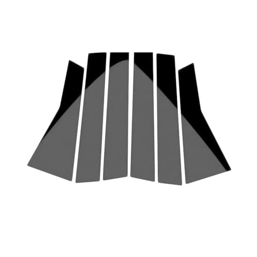 Garnitures de montants de vitres pour Chevrolet Impala 2014-2020 6 pièces noir