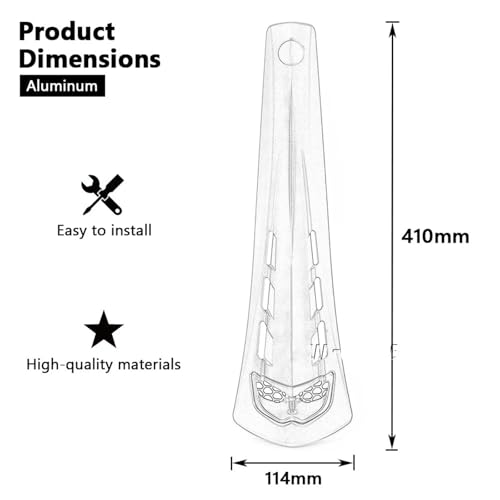 Carénage avant pour Vespa Sprint 150 chrome coque protection support klaxon - 3