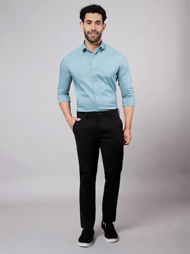Image of Beyoung Cotton Plain Regular Fit Shirt for Men | Full Sleeve | Formal Shirt | Classic Collar Cotton