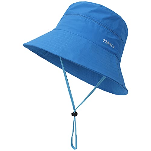 Chapeau de pêche bleu femme M : l'accessoire idéal pour vos randonnées au soleil