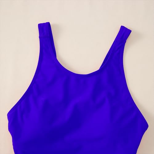 Image of GLIGLITTR Girls' Athletic One Piece Swimsuit Kids Black Swimwear for Swim Team Practice Competition Beach Sport Bathing Suit