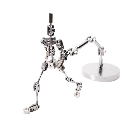 Armadura de stop motion DIY con brazo de soporte en acero inoxidable 7