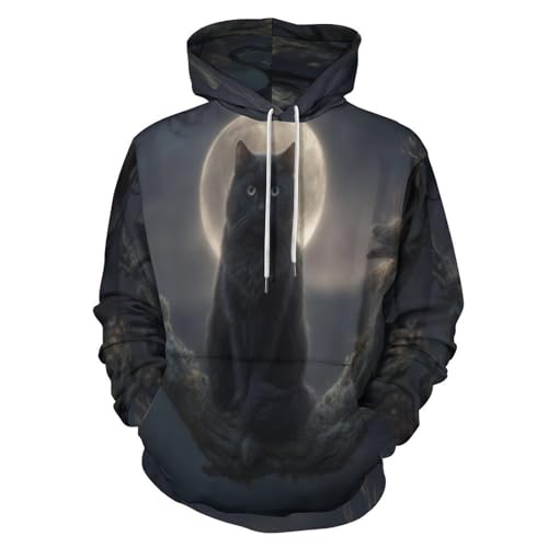Pull à manches longues confortable sweat à capuche pour silhouette forte