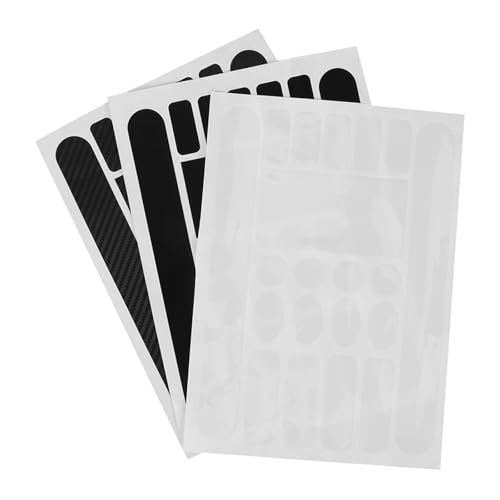 LIOOBO Bike Chain Sticker Protection Film 3 Pack Matte Carbon Fiber Anti-Scratch Anti-rub Tape for...