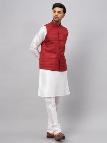 Image of VM Men's Jacket, Kurta and Pyjama Set