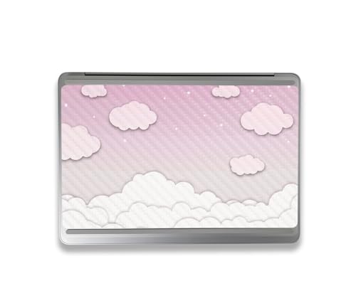 Image of MightySkins Carbon Fiber Skin Compatible with Microsoft Surface Laptop Studio 2 (2023) Full Wrap Kit - Baby Clouds | Protective, Durable Textured Carbon Fiber Finish | Easy to Apply | Made in The USA