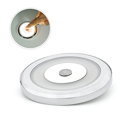 12V RV Interior Ceiling LED Light with Dimmer Switch - 3W 2800K Warm White, Surface Mounted, Can be Used in Caravan, on Yachts, as an Indoor Lamp at Motor-Home, Boat-Home, 1 Pack