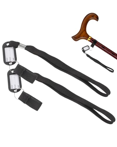 MYGLOAR 2 piezas pulseras de bastón, pulseras con etiquetas informativas, pulseras con datos de contacto, pulseras de bastón, pulseras de bastón, accesorios para bastones de senderismo