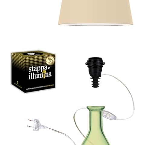 Stappa e illumina Adaptateur lampe bouteille E27 Cover