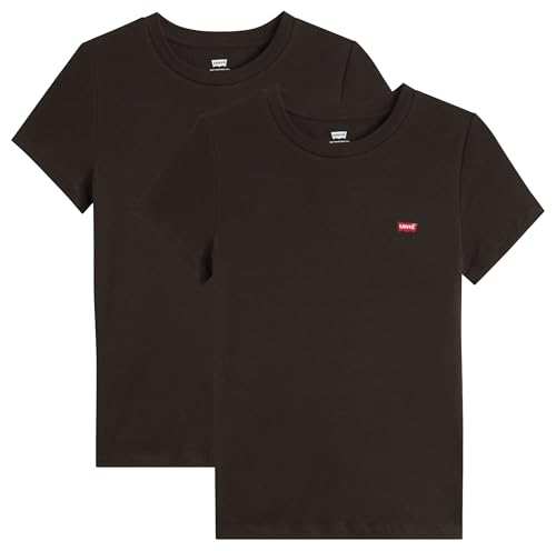 Levi's Maglietta da Donna Perfect Vneck Tees, 2 Confezioni da tè Caviar &, S