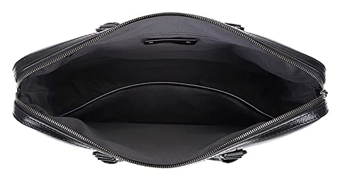 Leather Handbag 14inch Laptop Portfolio Satchel Office Briefcase Business Shoulder Messenger Bag2