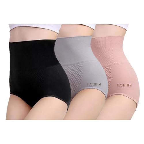 Image of Kaththai High Waist Body Shaper Briefs for Women | Tummy Tucker Shapewear Panty for Women | Shaper Seamless Panty for Women | Hipster Concealed Waistband Thigh Shaper