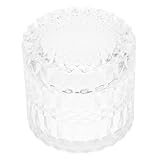 Ipetboom Tarro de Vidrio Transparente con Tapa Sellada Frasco Decorativo para y Joyas Almacenamiento Seguro para Fiestas y Escritorio Diseño Elegante Resistente y Práctico