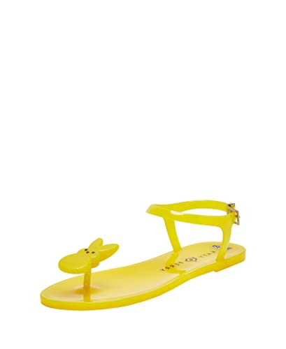 Katy Perry Women's Casual Flat Sandal, Peeps Yellow, 8