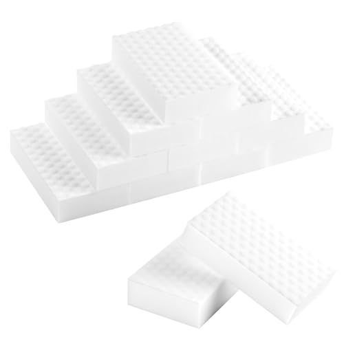 Flintronic 10 Piezas 3X Borrador Mágico, Esponja Mágica Limpieza Reutilizable para Paredes, Hogar, Cocina, Baño, Piscina, Zapatos, 10 x 6 x 2 cm