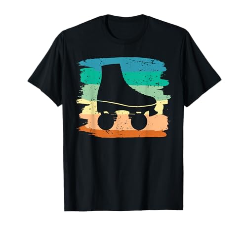 Patinaje sobre ruedas Arte Hombres Mujeres 80 Roller Derby Rollerskate Camiseta
