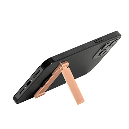 Rotating Phone Kickstand (Rose Gold) - Phone Holder For Desk - Adjustable Cell Phone Stand For Desk -Compatible W/ Any Cell Phone And Case #TOP3