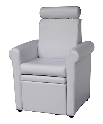 Buy-Rite Salon & Spa Equipment Mona Lisa Plumb Free Pedicure Chair, No Plumbing Pedicure Station For Professional Spas And Salons, Reclining Backrest & Pull Out Leg Rest, White, Chm-2320-5H-White #TOP1