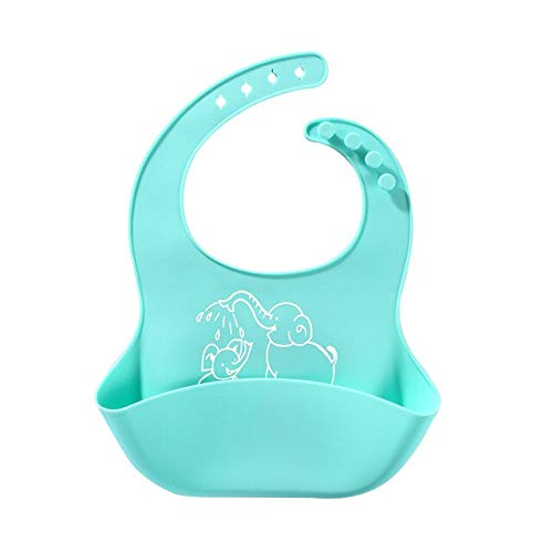 Buy 1PC Kid Infant Bibs Baby Soft Silicone Bib Waterproof Saliva Dripping Bibs Toddlers Children