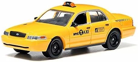 Crown Victoria Taxi Amarillo NYC 1:64 Modelo Diecast miniatura 1