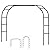 Metal Pergola Arbor,7.5 Feet Wide x 6.4 Feet High or 4.6 Feet Wide x7.9 Feet High,Assemble Freely 2 Sizes,for Various Climbing Plant Wedding Garden Arch Bridal Party Decoration Wide Arbor