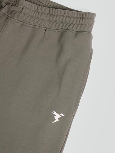 Image of TECHNOSPORT Men Mid Rise Solid Regular Fit Track Pant with Technodry, Antimicrobail for Gym, Workout, Sports and Regular Use