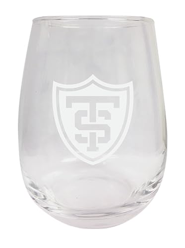 Copa de vino sin tallo grabada 15 oz Universidad