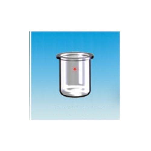 6511-27 Series Cylindrical Reaction Flask, Plain Flat Flange, Flat Bottom, 168 mm OD, 130 mm ID, 2000 mL