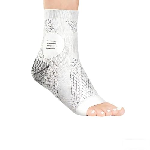 Image of NeuroCare Foot Supports for Neuropathy -Compression Foot Sleeves for Nerve Pain Relief, Diabetic Neuropathy, Ankle Gout, and Plantar Fasciitis - Adjustable for Men and Women(2Pair)