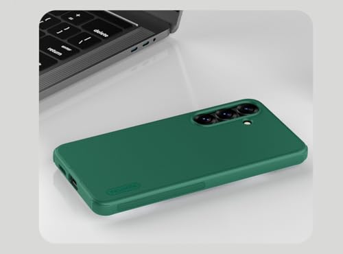 Image of Nilkin Slim Matte Series case for Samsung Galaxy S25 Plus (S25-Plus), Shockproof and Scratch-Resistant, Lightweight Case for (S25 Plus) Green